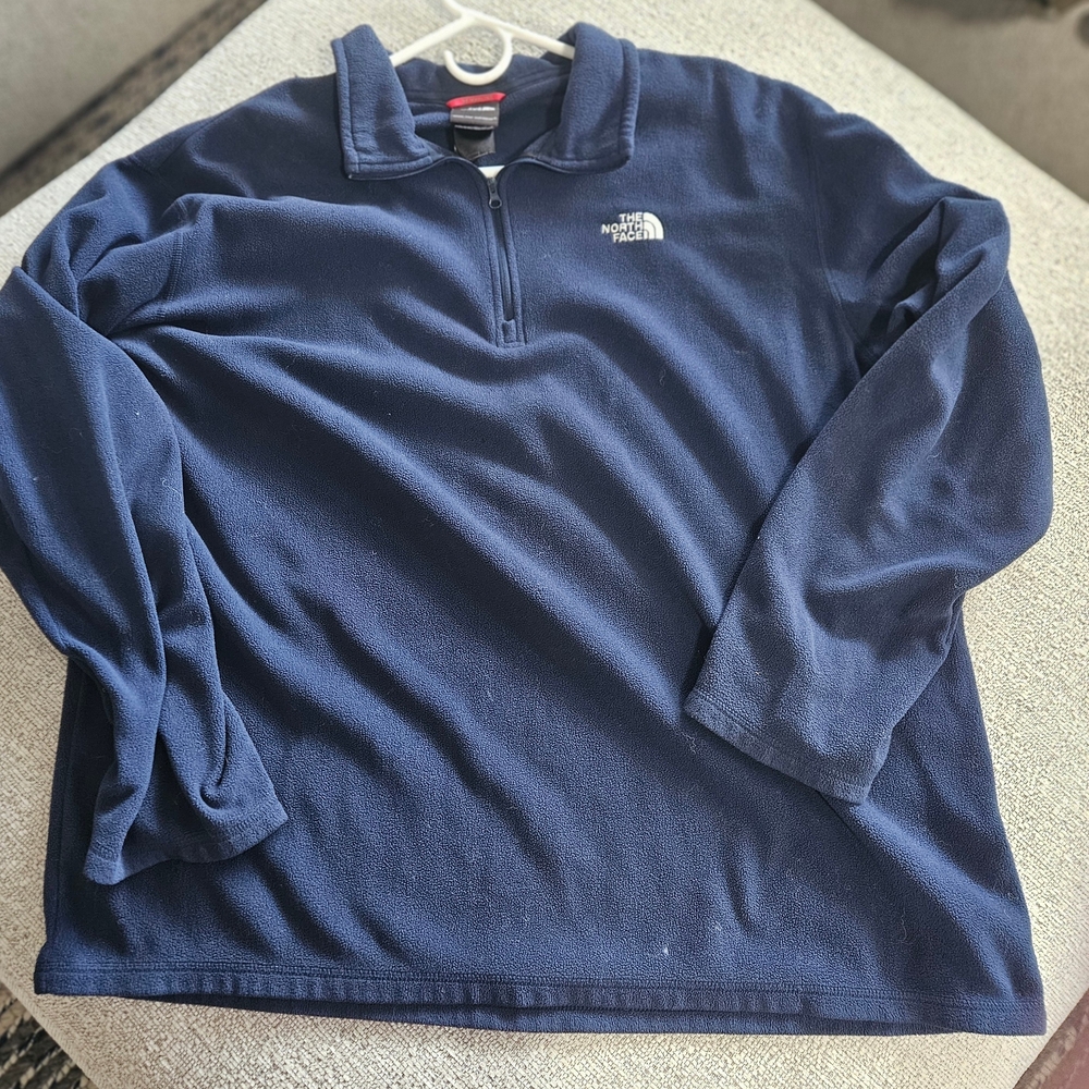 The North Face Navy Blue Fleece 1/4 Zip Pullover